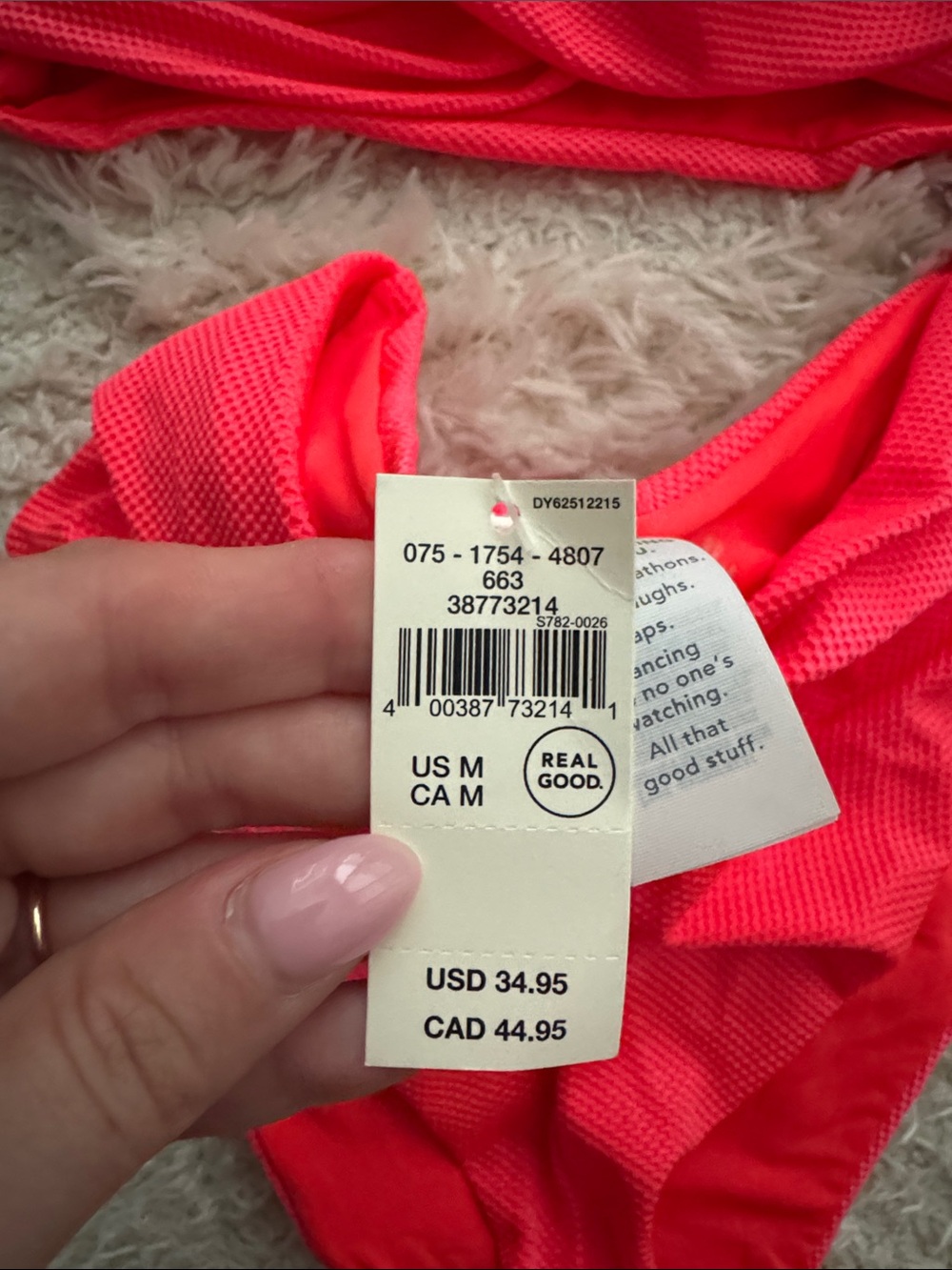aerie Bright Pink Textured Twist-Front Bikini Set - Picture 2 of 3